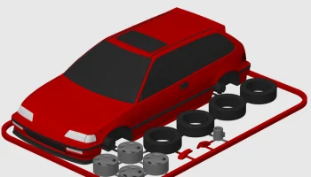 Карта комплекта Honda Civic EF SI (EF9) 4