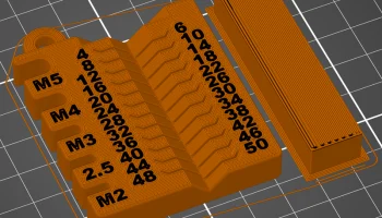 Инструмент для измерения винтов, M2-M5, 4-50 мм, многоцветны 1
