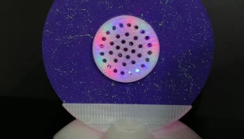 Динамик своими руками из пустой катушки с 3D-нитью........ 2