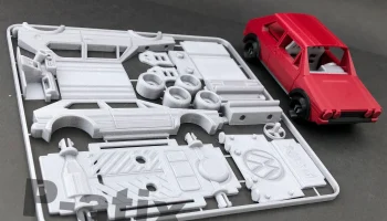 Golf GTI mk1 Простая модель - карта комплекта......