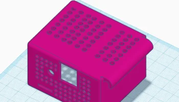 Верхний корпус Orange Pi Zero 3 с верхней решеткой для пл...