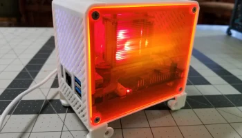 Мини-настольный чехол для Orange Pi 5 с ледяной башней, п... 7