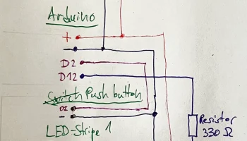 Светодиодная RGB-лампа с двойной спиралью ДНК - разъем Mi.. 9