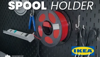 IKEA Skadis Hack - держатель катушки, умный органайзер "с.. 2