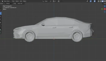 Низкополигональная Honda Civic SI 2024 года............ 2