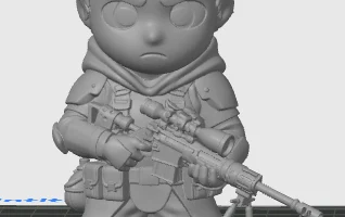 Wasteland Sniper 1 в стиле чиби