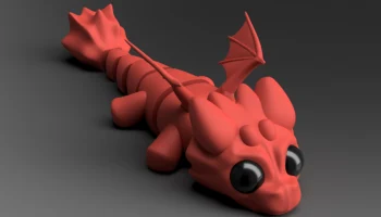 Baby Dragon - печать одним и несколькими материалами........ 2