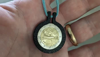 Подставка для медали 2 евро Олимпик