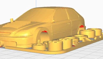 (РЕМИКС) Дрэг-рейсинг FWD Honda EK Hatch 6