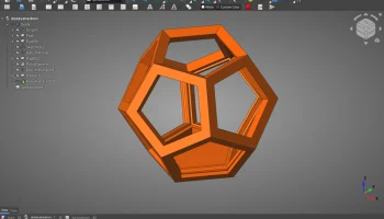 Додекаэдр FreeCAD в проектировании деталей......