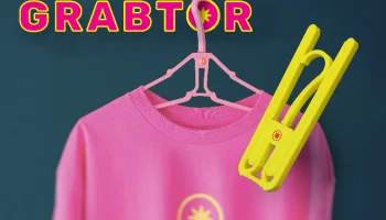 ГРАБТОР | Складная вешалка для одежды с принтом на месте.... 2