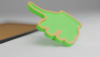 Штамп Emoji "Палец вверх" (с дополнительной ручкой/ручкой.. 4