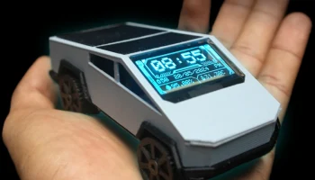 Cyber ​​Clock - настольные часы IoT OLED с гигрометром.....
