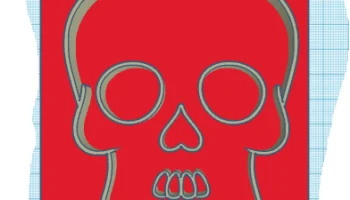 Dia de los Muertos формочка для печенья с сахарным черепо...