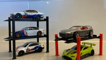 Литой под давлением стенд Hot Wheels с 4 опорами для автомоб 5