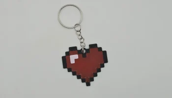 Брелок Pixel Heart - День святого Валентина (ремикс).......