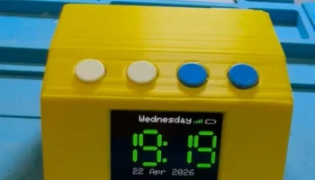 Цифровые часы с 2-дюймовым TFT + ESP32