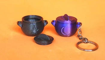 Тайник с волшебным котлом - крошечный горшок с секретами