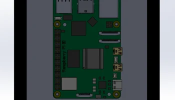 Официальная эталонная модель Raspberry Pi Touch Display 2...