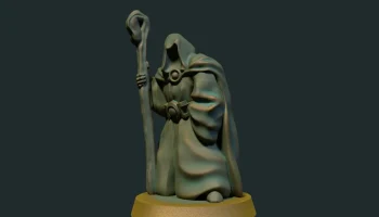 Hooded Stranger 28мм (Без опор, FDM) 1