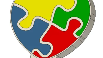Lumin&aacute;ria Dia Mundial de Conscientiza&ccedil;&atilde;o do Autismo (Ламп...
