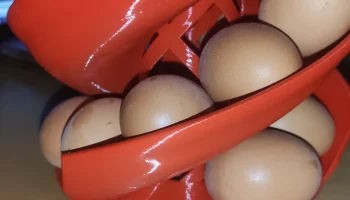 Спиральный держатель для яиц на холодильник... 1