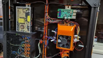 BTT Octopus Крепление на DIN-рейку с кожухом 80-мм вентил.. 1