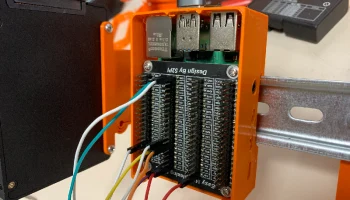 Держатель Raspberry Pi 4B на DIN-рейку