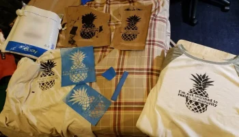 Трафарет для трафаретной печати: Psych Pineapple Design..... 7