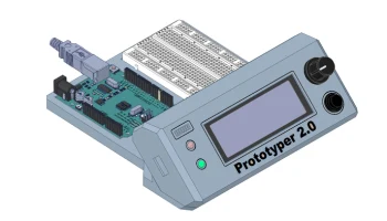 Макетная плата Arduino, прототип, блок управления и считы... 1