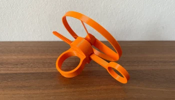 Кольцо на палец Pull Copter - REMIX с печатью на месте......