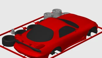 Карта комплекта Mazda RX-7 (FD3S) (масштаб 1:24) 2
