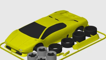 Карта комплекта Lamborghini Diablo SV (масштаб 1:24) 1