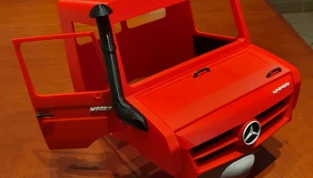 Mercedes UNIMOG U5023 Кабина/Кузов (RC CAR/RC TRUCK) Масштаб 4
