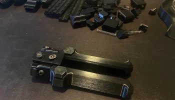 Складная сошка без опор M-LOK