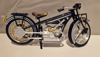 Мотоцикл BMW R32 1925 года выпуска, масштаб 1:6,5. Дизайнер  2
