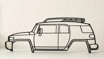2D настенная живопись Toyota FJ Cruiser 2