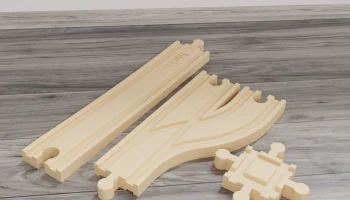 Специальные пути для деревянной железной дороги LIDL/IKEA..