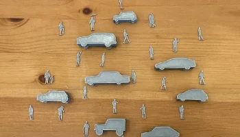 Архитектурные фигурки масштаба 1:100 - Люди и транспортные с Архитектурные фигурки масштаба 1:100 - Люди и транспортные с