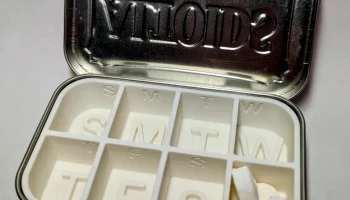 Оловянный органайзер для еженедельных таблеток Altoids - ... 1