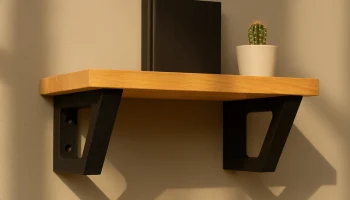 Настенный кронштейн для стеллажей, напечатанный на 3D-при... 1