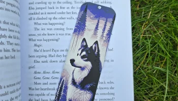 Закладка Violet Husky, напечатанная на 3D-принтере - мног... 5
