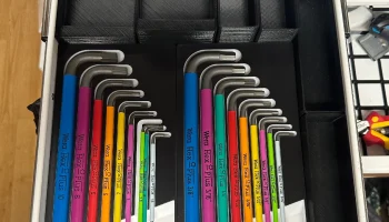 Лотки с L-ключами Gridfinity Wera Hex Plus (метрические и дюймовые) 4