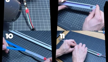 LED Wandleuchte Inspiriert durch Nanoleaf Lines 4