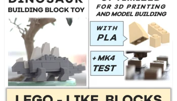 Lego - строительные блоки/кирпичики, похожие на динозавро...