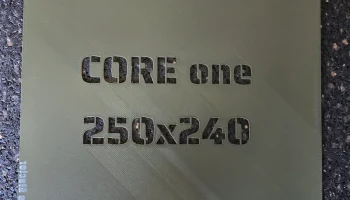 CORE One Unlocking 250 x 240 мм => БЫСТРОЕ ТЕСТИРОВАНИЕ.... 1
