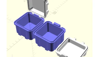 Параметризуемый прочный ящик (OpenSCAD)........