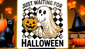 Просто жду Хэллоуина - Призрак и тыква Summerween Hueforg...