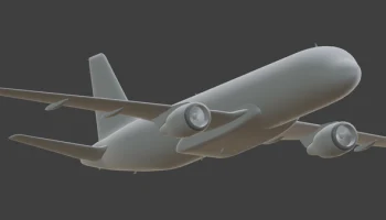 Самолет Airbus A320 STL (высокое качество)...... 2