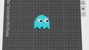 PacMan Ghost - пиксельный/8-битный дизайн...... 1